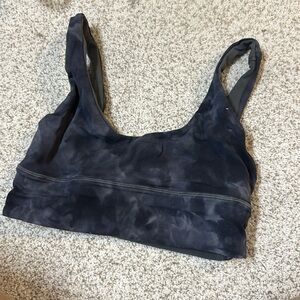 Lululemon Align reversible sports bra in Diamond Die Pitch Grey/solid grey